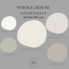 the whole house color palette for sheryln williams