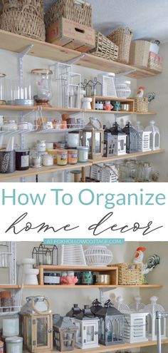 how to organize some clutter in your home