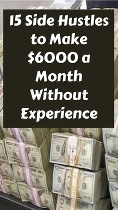 15 Side Hustles to Make $6000 a Month Without Experience ✅(Follow This Link)✅ Side Jobs From Home Extra Money, Side Jobs To Make Money, Side Hustle Jobs, Money Saving Plan, Ways To Make Money Online, Social Media Jobs