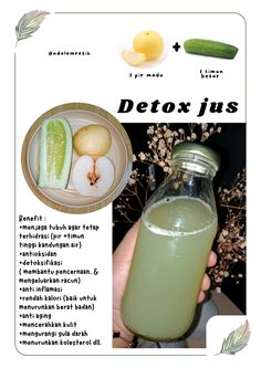 Minuman Diet, Makanan Diet, Healthy Drinks Recipes, Drinks Recipes, Healthy Juices, Healthy Drinks, Healthy Life, Smoothie