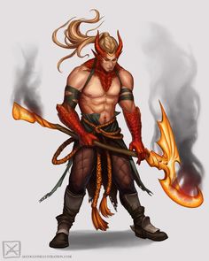 Half Tiefling Half Elf, Red Dragon Human Form, Half Dragon Half Human Male, Half Dragonborn, Dragonoid Human Male, Dragon Disciple, Dragon People, Humanoid Dragon