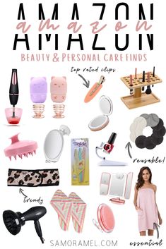 Amazon beauty and personal care finds Amazon Beauty Must Haves Tik Tok, Self Care Amazon Must Haves, Amazon Beauty Finds, Amazon Office, Beauty Marks, Hair Diffuser, Ideal House