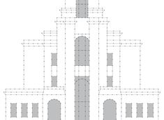 an architectural drawing of a building