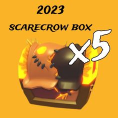 the scarecrow box is 5x5 and it's available for $ 25