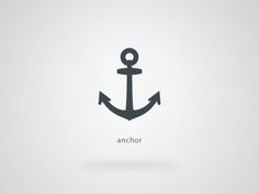 an anchor on a white background