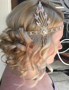 Flapper Hairstyles For Long Hair, Blonde Hair Curled, Flapper Hairstyles, Roaring 20s Hairstyles, 1920 Hair, Curled Blonde Hair, Hair Curled