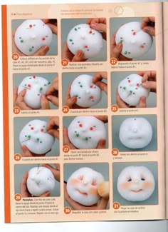 instructions on how to make a snowman ornament