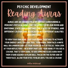 Reading Auras Learning, Aura Reading How To, How To Read Other Peoples Auras, Seeing Auras Exercise, Aura Reading Practice, How To See Your Aura, Reading Aura, How To Read Auras, Psychic Exercises