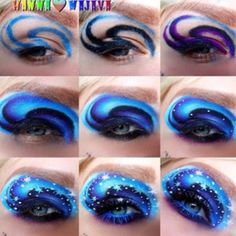 Faces Painting, Awesome Makeup, Younique Beauty, Drawing Eyes, Bengali Bride, Glitter Eye Makeup, Eye Makeup Pictures