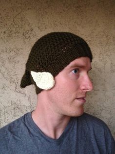 Hand Crocheted Zelda Link Hat with Elf Ears by CrochetedinLove, $30.00 Link Hat Diy, Link Hat Crochet Pattern, Adjustable Crochet Costume Hat, Crochet Zelda Hat, Link Hat, Elf Ears, Just For Fun, Hand Crochet, I Saw