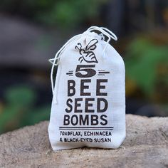 - Description - Details Save the bees! We developed this seed bomb variety specifically to attracts bees to your garden with easy-to-grow flowers -- Toadflax (Baby Snapdragon), Echinacea and Black-Eye Easy To Grow Flowers, Raising Turkeys, Grow Wildflowers, American Meadows, Flower Seeds Packets, Gifts For The Home, Attracting Bees, Bee Garden