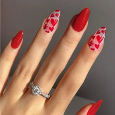 Super Cute And Stylish Ships In 5-10 Business Days Vday Nails, February Nails, Valentine Nails, Easy Nails, Nail Swag, Heart Nails, Chic Nails, Valentine's Day Nails, Valentines Nails