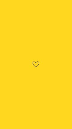 a yellow square with a heart drawn on the side in black ink against a light yellow background