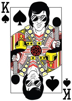 the king of spades playing card art print