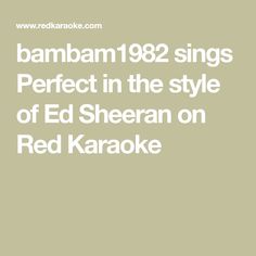 the text reads, obama 1932 sings perfect in the style of ed sheran on red karaoke