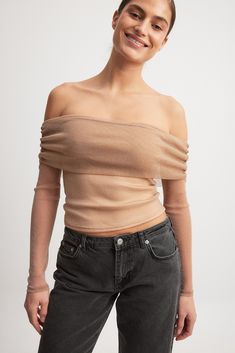 Off Shoulder Mesh Glitter Top Gold Ruched Stretch Off-shoulder Top For Night Out, Stretch Ruched Off-shoulder Top For Night Out, Party Stretch Off-shoulder Top With Ruched Details, Stretch Ruched Off-shoulder Top For Parties, Trendy Stretch Off-shoulder Top For Party, Fitted Off-shoulder Crop Top For Party, Shimmer Stretch Tops For Night Out, Ruched Long Sleeve Off-shoulder Top For Party, Party Long Sleeve Ruched Off-shoulder Top