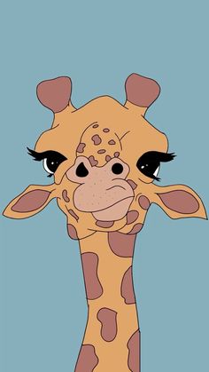 a giraffe's face is shown with its tongue sticking out