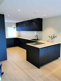 the kitchen is clean and ready for us to use in its new owner's home