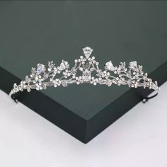 Gold Silver Color Tiaras And Crowns For Wedding Bride Party Crystal Pearls Diadems Rhinestone Head Ornaments Fashion Accessories Crowns For Wedding, Leaf Tiara, Head Ornaments, Headband Crystal, Crystal Bridal Tiaras, Silver Tiara, Headpiece Jewelry, Diamond Tiara, Rhinestone Tiara