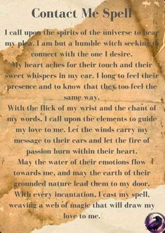 Need to hear from someone? Try this powerful 'Contact Me Spell' to attract communication and reconnect with the person you’ve been waiting to hear from. Perfect for manifesting texts, calls, or messages. Pin this for effective manifestation tips! #ContactMeSpell #ManifestCommunication #AttractConnection #ManifestationMagic #Spellwork Professional Success Spell, Love Binding Spells That Work, Miss Me Spell, Call Me Spell, Contact Me Spell, Come To Me Spell, Communication Spell, Come Back To Me Spell, Reconciliation Spell