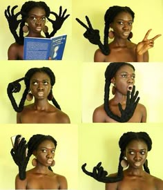 Person Braiding Hair Pose Reference, Unique Character Hairstyles, Braiding Someone Elses Hair Pose Reference, Afro Hair Reference, Cute Afro Hairstyles, Unique Black Hairstyles, Crazy Hair Styles, Hair Sculpture, Disney Hairstyles