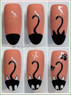 Kutek Disney, Cat Nail, Watermelon Nails, Style Nails, Heart Nail Art, Floral Nail, Nail Stuff