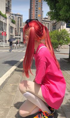 Girly Grunge Aesthetic, Medium Long Haircuts, Red Hair Inspo, Hair Color Streaks, Pretty Hair Color, Dye My Hair, Different Hairstyles, Hair Inspo Color, Dream Hair