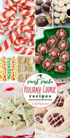 Looking for some quick to prepare and easy to bake Christmas cookies that look gorgeous and taste delicious? These must make Holiday Cookie Recipes will easily be the star of the cookie exchange! Get all the recipes at TidyMom.net Candies Recipes, Bake Christmas Cookies, Christmas Candy Easy, Bake Christmas, Christmas Yummies, Christmas Meals, Easy To Bake, Xmas 2022