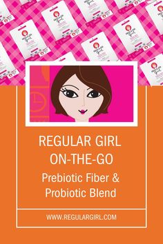 These convenient prebiotic fiber and probiotic blend packets are super portable and can get tossed in your purse or gym bag for easy access. Pour them in your favorite cold drink or mix it into your on-the-go snacks, such as yogurt or overnight oats. Regular Girl delivers true regularity, addressing both occasional constipation and diarrhea, without excess gas, cramping, or bloating. Learn more about Regular Girl On-The-Go Prebiotic + Probiotic blend!