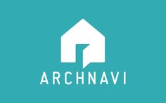 the logo for archnavi is shown in white on a teal blue background