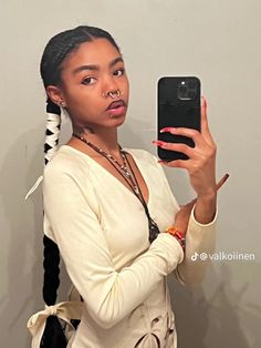 Ethno Style, Protective Hairstyles Braids, Ribbon Hairstyle, Penteado Cabelo Curto, Hair Reference, Box Braids Hairstyles, Afro Hairstyles, Aesthetic Hair