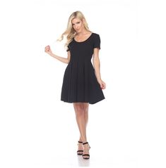 Get the look of the season with this women's streetwear short sleeve skater dress. with its classic skater cut and modern streetwear style, this dress is perfect for any occasion. shop now for a great selection of sizes and colors. Bell Skirt, White Mark, Streetwear Women, Fit And Flare Dress, Fit Flare Dress, Flare Skirt, Skater Dress, Fit & Flare, Flare Dress