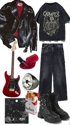 Rockstar Clothes Mens, Rockstar Style Men, Rockstar Outfit Men, Rockstar Outfits, Styl Grunge, Rock Star Outfit, Rockstar Energy, Punk Rock Outfits, Rock Outfits