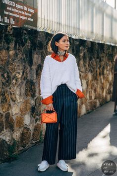 Boss Women Outfits, Diletta Bonaiuti, Boho Street Style, 2020 Street Style, Shape Shifter, Wide Leg Pants Outfits, Spring Work Outfits, Outfit Inspiration Fall, Spring Street Style