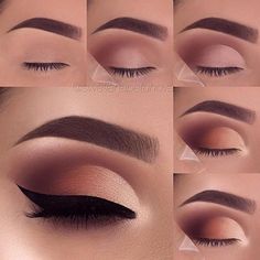 Penyimpanan Makeup, Beginner Eyeshadow, Brunette Balayage, Easy Makeup Tutorial, Smink Inspiration, Eye Makeup Steps, Makijaż Smokey Eye