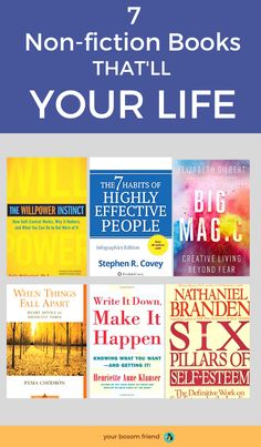 the 7 non - fiction books that'll make you feel like your life by stephen r covey