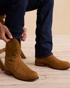 Men's Roper Work Boots | The Stockton - Straw | Tecovas Tecovas Boots Mens, Tecovas Boots, Revamp Clothes, Buy Boots, Roper Boots, Handmade Boot, Concept Clothing, Boots Mens, Shoe Tree