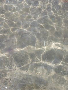 the water is so clear that it appears to be reflecting sunlight on the sand and rocks