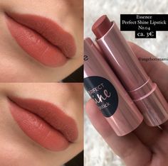 Natural Rose Lipstick, Essence Lipstick, Maquillage Yeux Cut Crease, Essence Makeup, Makeup Order, Lipstick Kit, Makeup And Beauty Blog