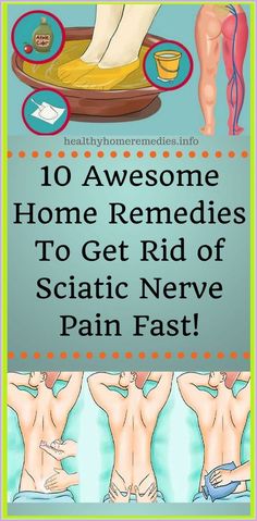 10 Awesome Home Remedies To Get Rid Of Sciatic Nerve Pain Nerve Pain, Sciatica, Knee Pain, Health Remedies, Nerve