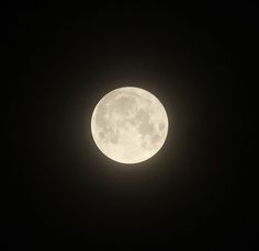 the full moon is visible in the dark sky