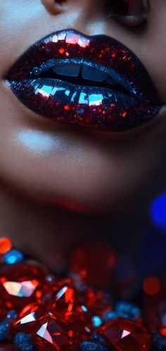 Lips Art, Face Time, Art Makeup, Cyberpunk Character, Lip Designs