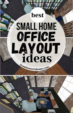 8 Small Home Office Layout Ideas (In A 10&#8242; X 10&#8242; Room) Home Office Layout Ideas, Small Office Layout, Small Home Office Layout, Home Design Programs, Office Layouts, Office Layout Ideas, Office For Two, Home Office Layouts, Small Office Design