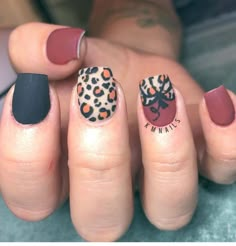 Nails Pumpkin, Rodeo Nails, Cheetah Nail Designs, Western Nails, Country Nails, Fall Gel Nails, Pumpkin Nails