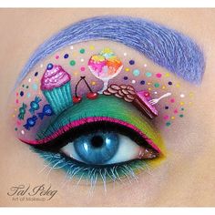 Tal Peleg | Art of Makeup @tal_peleg Instagram photos | Websta Karneval Diy, Mekap Mata, Eye Makeup Art