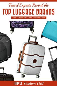 Find out what expert travelers recommend when it comes to the perfect traveling luggage! These would make amazing gifts for the traveler in your life (or to add to your wishlist!). #traveltips #luggage #giftideas #travelfashiongirl Suitcases For Travel, Business Trip Packing List, Best Luggage Brands, Carryon Suitcase, Best Suitcases, Travel Fashion Girl, Wool Sneakers, Lightweight Luggage