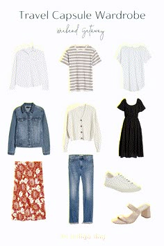 Soft Wardrobe Aesthetic, 7 Day Travel Capsule Wardrobe, Weekend Capsule Wardrobe, 10 Item Wardrobe, Capsule Wardrobe Checklist, Travel Capsule, Fashion Capsule Wardrobe, Travel Capsule Wardrobe