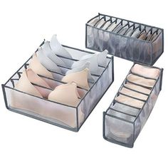 Bra Organization, Wardrobe Storage Boxes, Bra Storage, Closet Organizer With Drawers, Closet Drawers, Drawer Divider, Organize Drawers, Closet Organizers, Wardrobe Storage