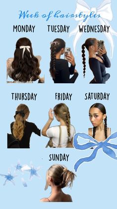 Week Of Hairstyles, Hair Hairstyles, Not Mine, Hair Inspo, Braids, Hairstyles, Hair, Plaits