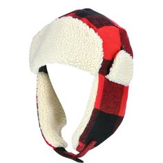 Your winter wardrobe is all set with this Faux Fur-Lined Trapper Hat from Ozark Trail. Crafted in cozy flannel and super-soft, faux fur lining to offer maximum comfort and warmth. This classic trapper style features ear flaps and an insulated design to help protect against wind, rain, and snow. From hitting the slopes, trekking through the wilderness, or simply braving the winter chill, this Trapper Hat delivers performance and style perfect for any cold-weather activity. Only at Walmart. Size: Winter Outdoor Hats With Ear Flaps, Cheap Red 5-panel Hats, Adjustable Fleece-lined Hat With Ear Flaps, Trapper Hat Men, Plaid Trapper Hat, Adjustable 5-panel Snapback Hat For Camping, Weather Activity, Sleep Hat, Grey Gloves